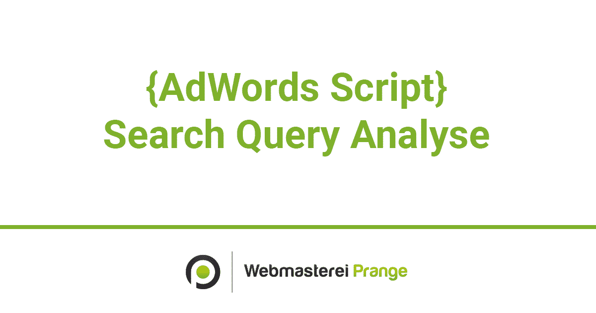 Search Query Script